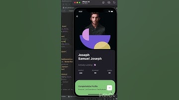 #Flutter App Profile Profile page