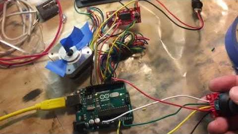 Arduino pickup winder traverse test 1