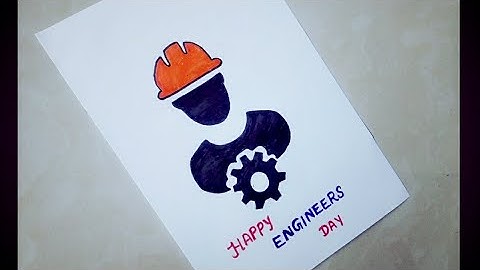 World engineers day drawing / engineers day poster drawing / engineers day poster drawing easy