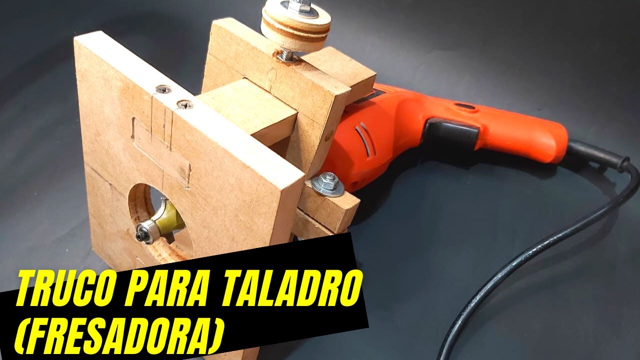 Cómo hacer una fresadora casera con un taladro | Hágalo usted mismo -  YouTube