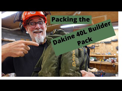 How to Pack chainsaw gear in the Dakine 40L Builder Pack