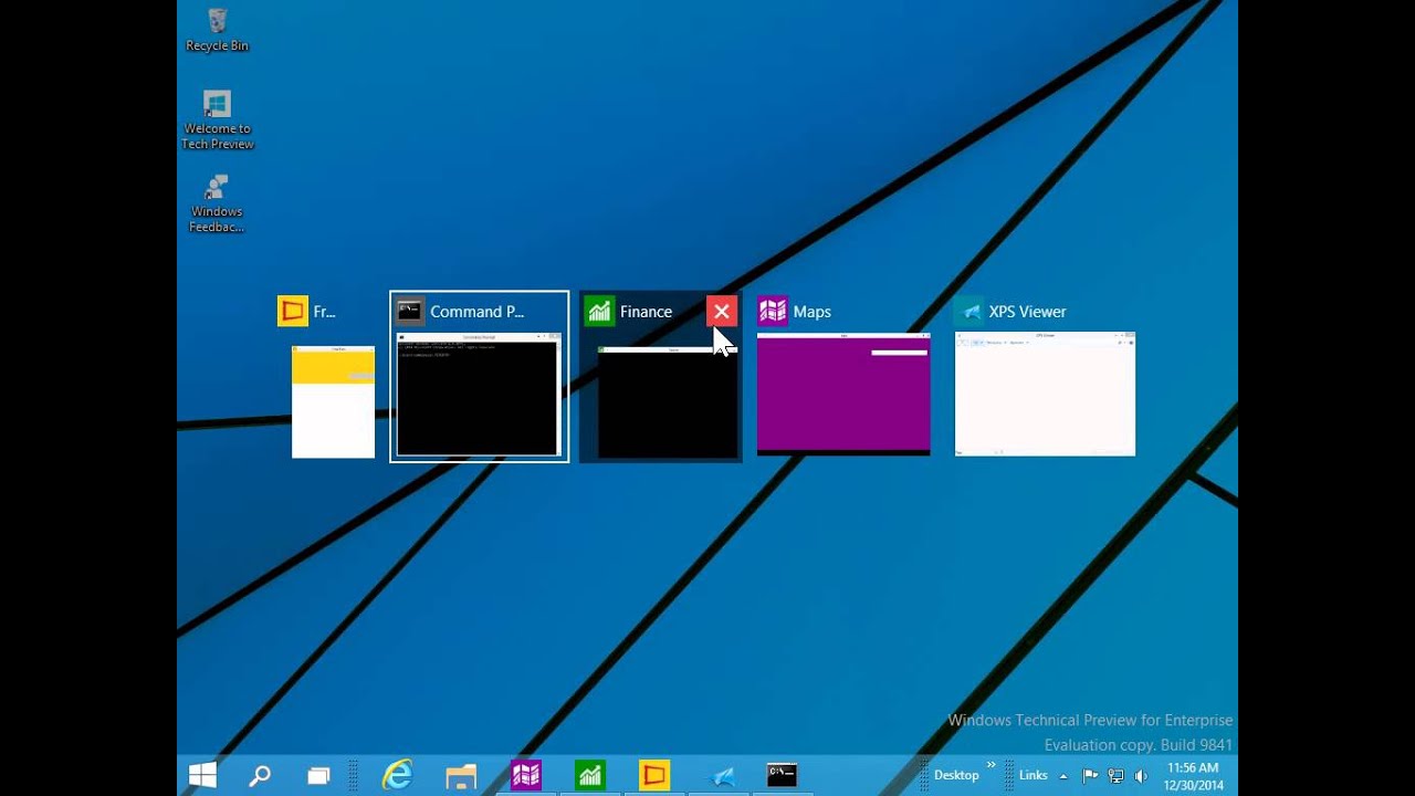 Windows 10 How To View All Open Programs And Apps YouTube