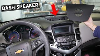 CHEVROLET CRUZE CENTER DASH SPEAKER REPLACEMENT REMOVAL. CHEVY CRUZE
