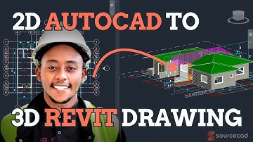 Convert 2D AutoCAD drawing to 3D Revit drawing