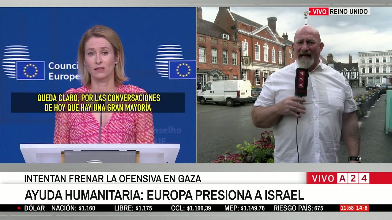Europa presiona a Israel por ayuda humanitaria en Gaza