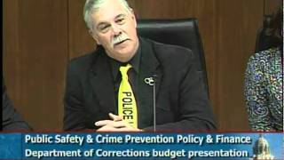 Rep. Tony Cornish concerned with growth of health care costs for offenders