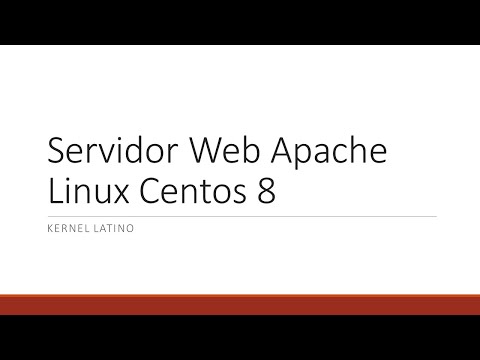 Instalación y configuración paso a paso Webserver Apache Linux Centos 8 | Tutorial para novatos |