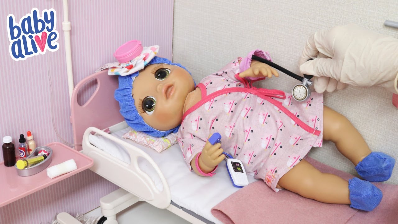 BABY ALIVE NINA TEVE FEBRE E TIVE QUE LEVÁ LA AO HOSPITAL