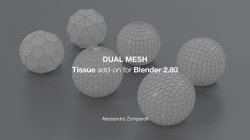 Tissue - Dual Mesh in Blender 2.80
