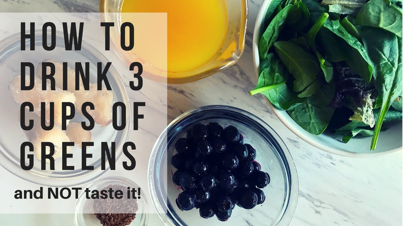 Drink 3 CUPS OF GREENS without Tasting it! Perfect for Kids! YouTube