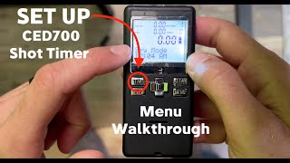 ★★★★★ CED700 Shot timer walk-thru & instructions (SO confusing at first); Menu Tutorial for Shooting screenshot 3