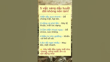 5 việc sáng dậy tuyệt đối không nên làm!