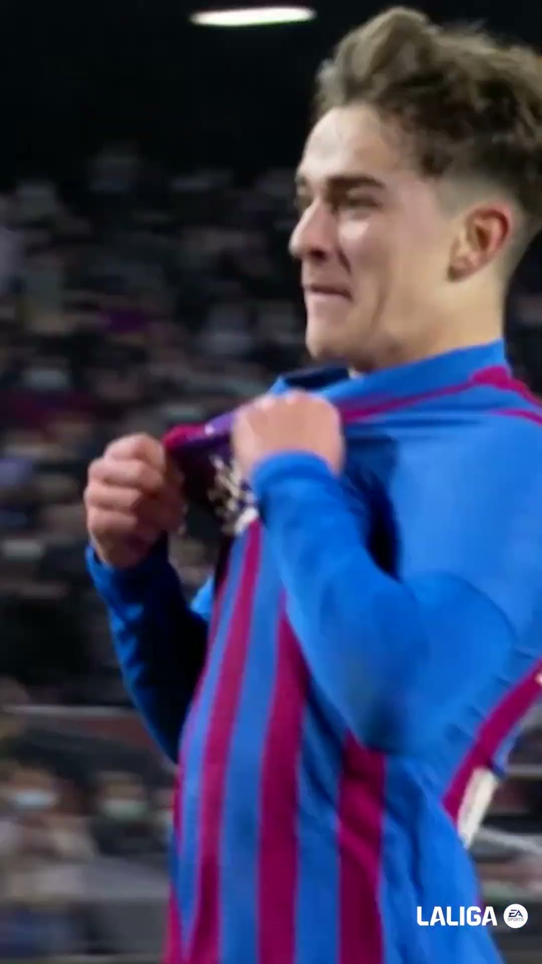 OTD Gavi scored his first goal for Barça ?❤️ #fcbarcelona #shorts #laligahighlights