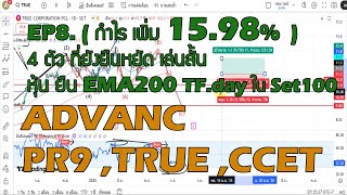 บวก ทำกำไร เพิ่ม 15.98% เล่นสั้น หุ้น ยืน EMA200 TF. day ใน  Set100 /คุยกันวันละตัว /หุ้นไทย /EP.653