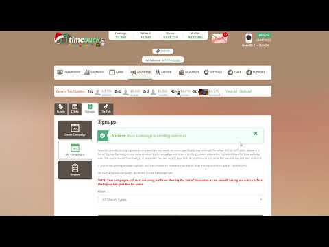 How to earn money with tiktok on timebucks Buy Referrals or Signups for ...