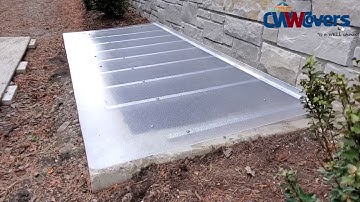 Building Custom Window Well Covers  Made OnSite