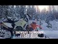 Snowbike Showdown FIRST RIDE!