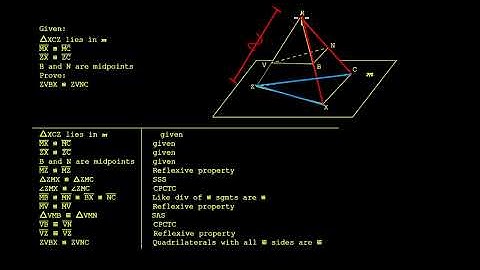 3D Proof with a Pyramid and Internal Triangels