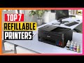 7 Best Refillable ink printer 2022 || best printer with refillable ink cartridges