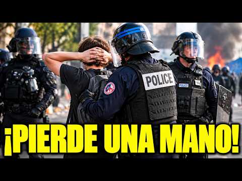 🚨 PROTESTS END IN TRAGEDY! 15-year-old loses a hand in France