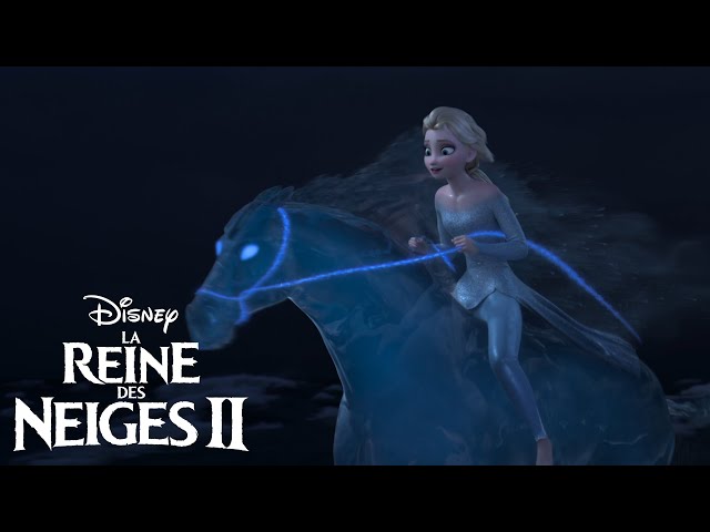 La Reine des Neiges 2, Elsa apprivoise le cheval Nokk