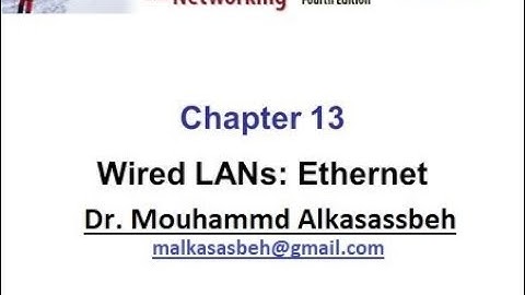 CH13  Data Communication and Networking forouzan 4th edition