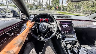 Match Highlights The best driving experience, Better than BMW?? 2025 MAYBACH S CLASS | POV Drive | Los Angeles