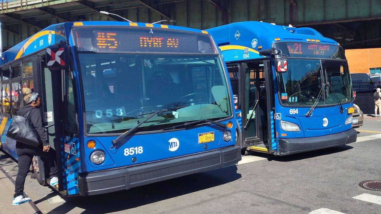 MTA NYCT Bus: 2019 Novabus LFS #8518 on the Bx90 | 2017 New Flyer XN40 ...