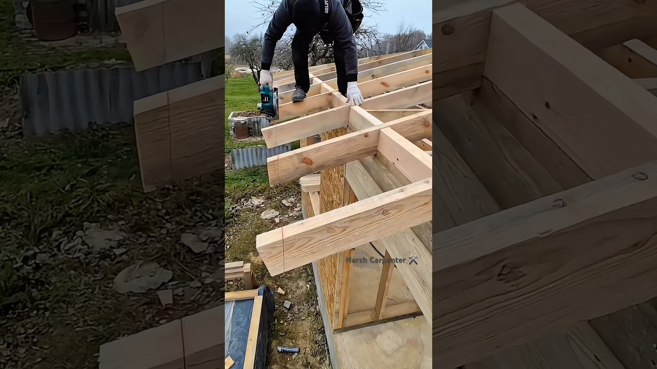 Trimming Rafter Overhangs | Safe? | Your Opinion in The Comments