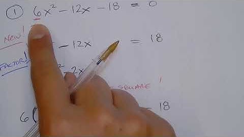 Pre Calc   Complete the Square video 4