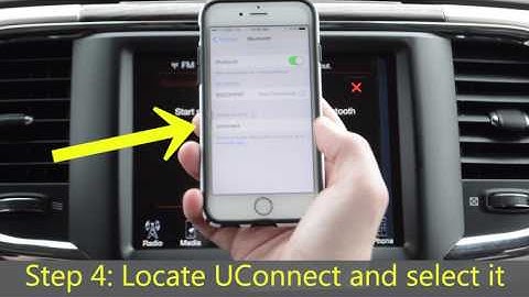 How to Pair Phone to Uconnect: Chrysler, Jeep, Dodge, Ram