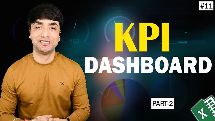 KPI DASHBOARD in Excel-Part 2 | How to create a KPI Dashboard in Excel | Step by Step | in Hindi