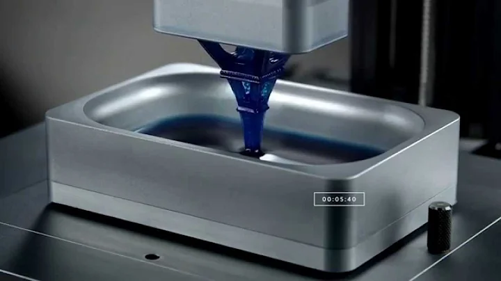 Carbon3D's Super Fast 3D Printer Printing an Eiffel Tower