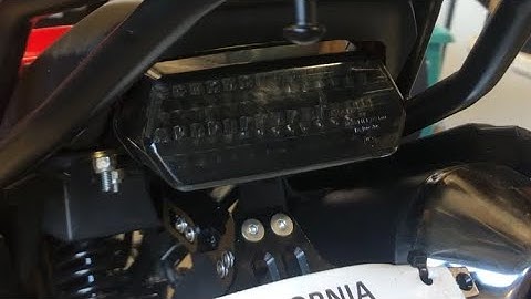 Grom Clone Integrated Tail Light on Boom Vader