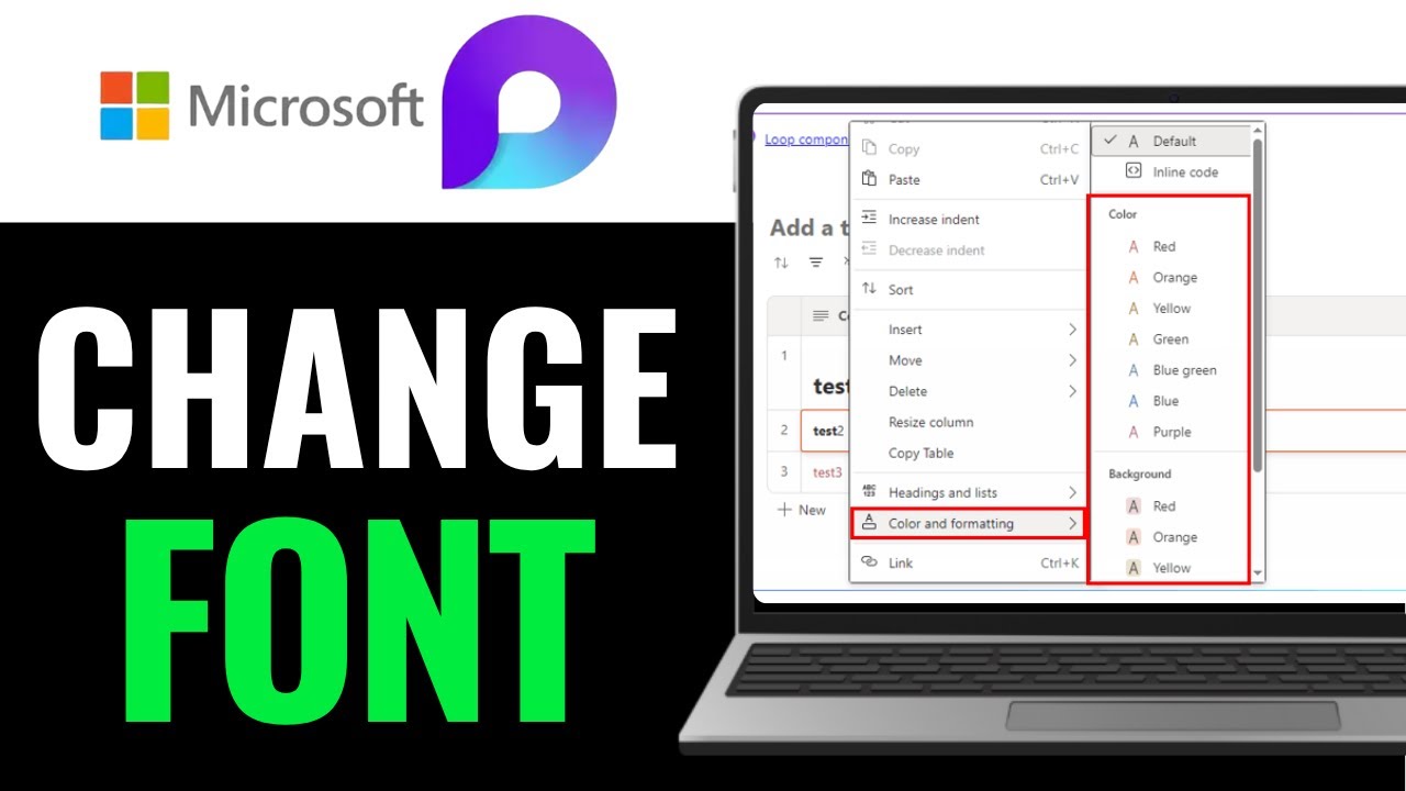 How To Change Font in Microsoft Loop 2026 (Step-by-Step) - YouTube