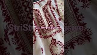 Pure Chanderi Silk Handcrafted Chikankari Cord Set ✨ #fashion #indianlooks #desioutfits