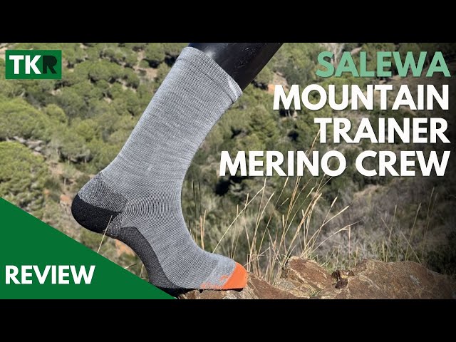 Salewa Mountain Trainer Merino Calcetines Tobilleros Hombre Grey grey  melange/4570