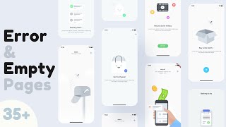 Flutter Error & Empty State pages - 35+ Screens -  Speed Code