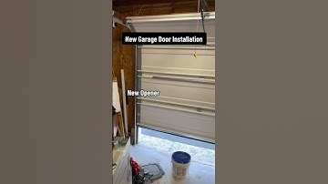 New Garage Door Installation.