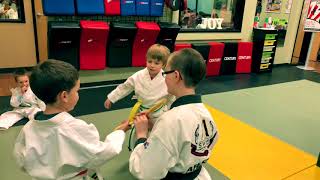 Tiny Tigers: Hard Work on Drills Lead to Fun Games Like the Belt Game!