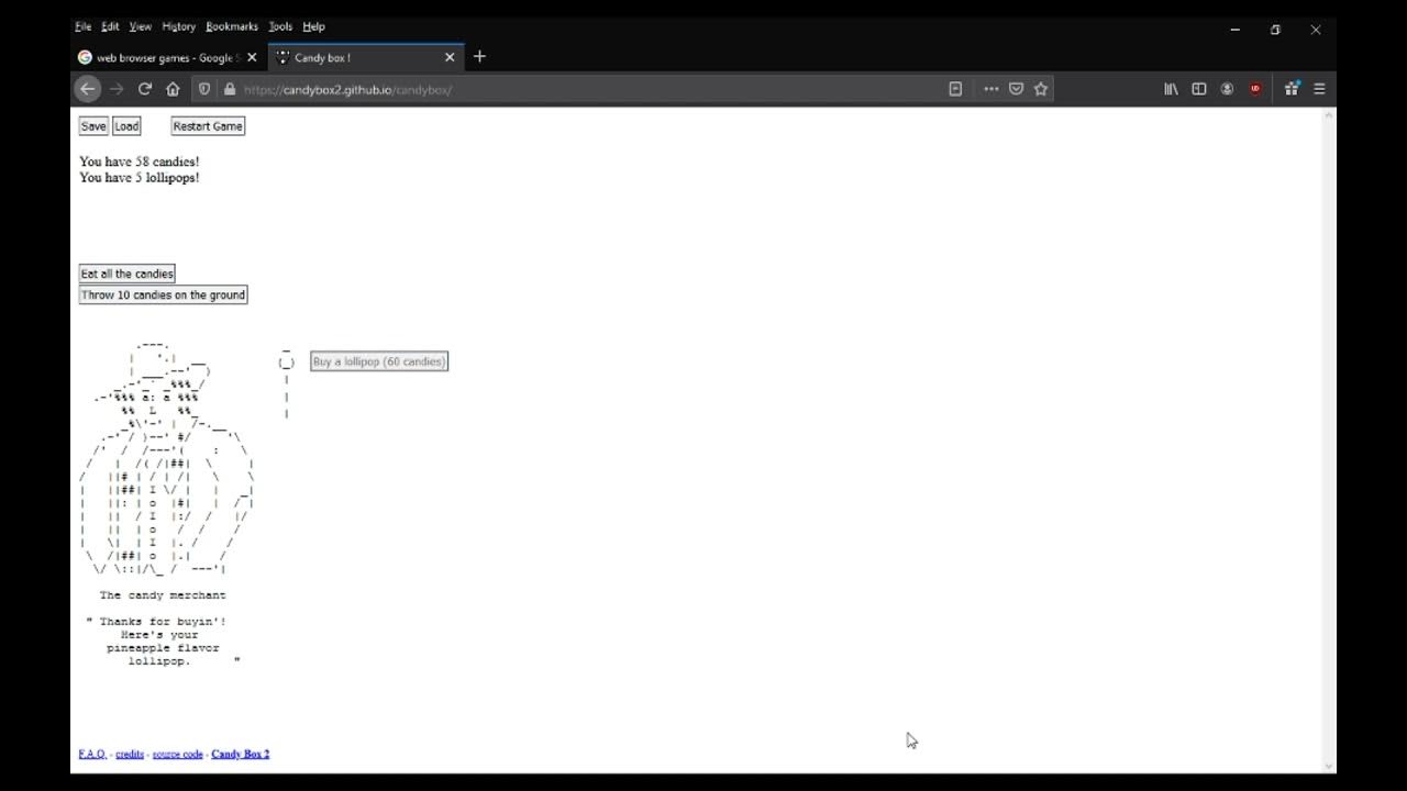candy box 2 was a game YouTube