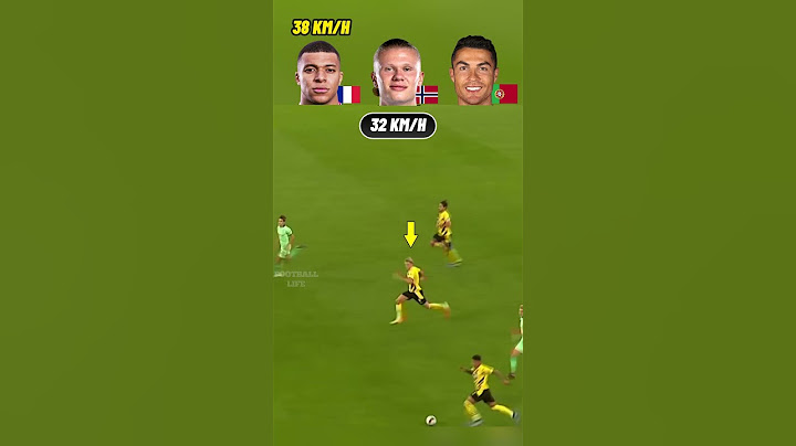 Mbappe VS Haaland VS Ronaldo - Speed Test 🚀💨