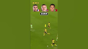 Mbappe VS Haaland VS Ronaldo - Speed Test 🚀💨