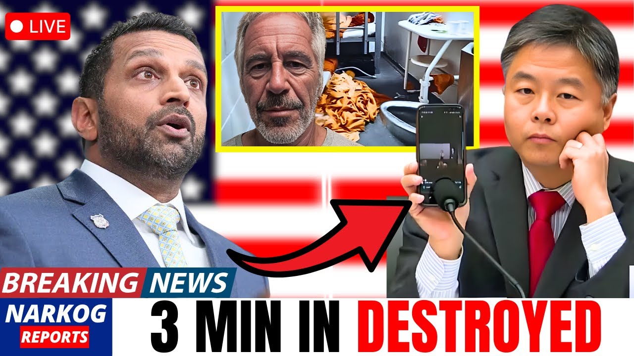Ted Lieu Exposes Kash Patel’s Evasion On NEW Epstein Files