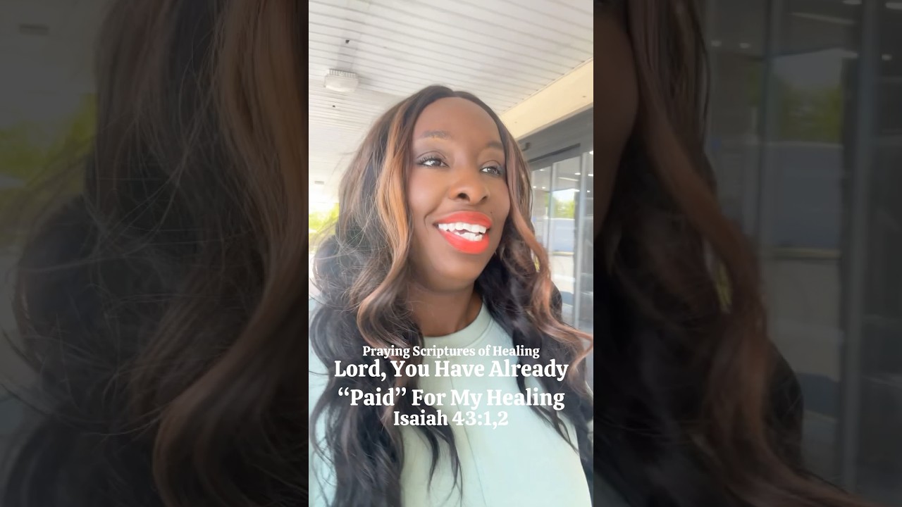 Praying scriptures of healing❤️ Lord, You have already “paid” for my healing 🙌🏾🙌🏾 Isaiah 43:1,2