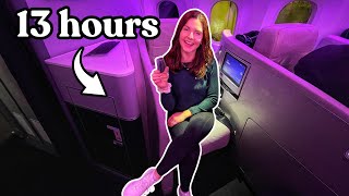 13 Hours in Air New Zealand's Strange Business Class Seat