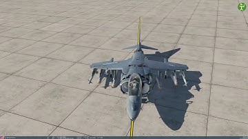 DCS AV8B Tutorial Start Up and Normal, Short and Vertical Take-Off