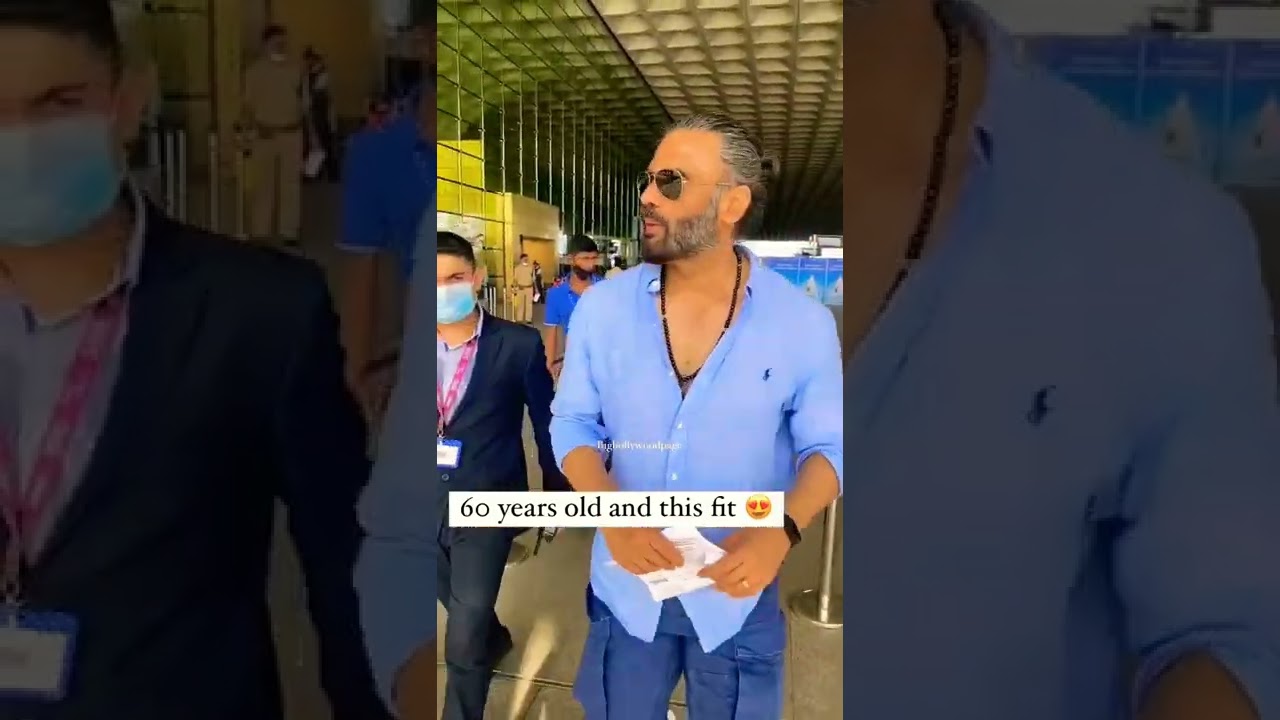 Sunil Shetty walk at airpot short video