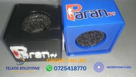 3d Branded Microphone Flag