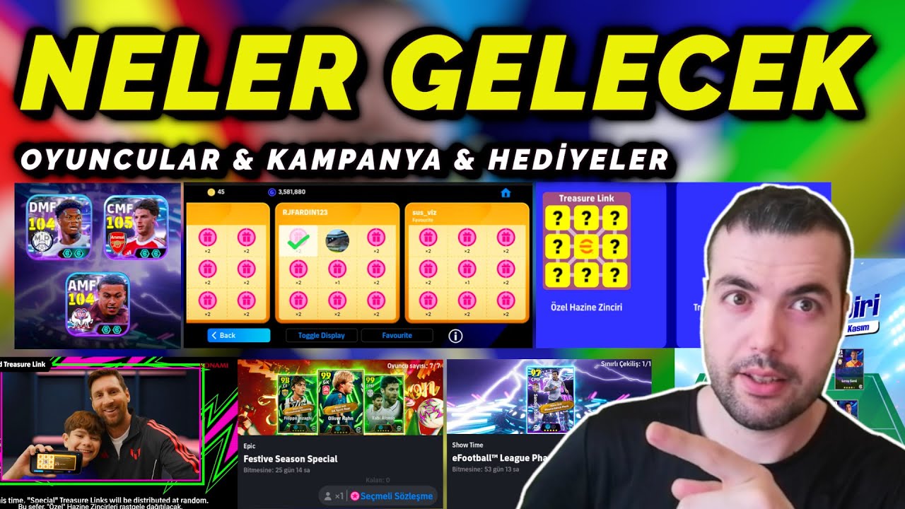 EN ÇOK BEKLENEN HAFTA GELDİ🔥8 OCAK HAZİNE ZİNCİRİ, SHOW TİME, EPİC HEDİYESİ🎁 NELER GELECEK eFootball